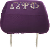 Omega Psi Phi Car Seat Headrest Cover [Purple]
