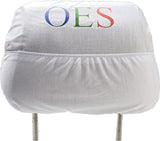 Eastern Star Car Seat Headrest Cover [White]