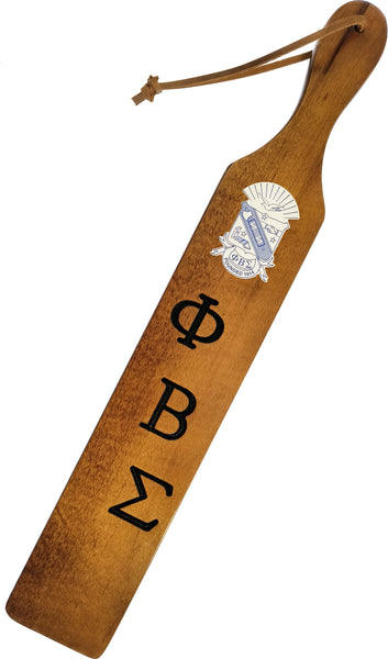 Phi Beta Sigma Traditional Wood Paddle [Brown]