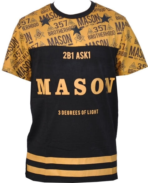 Big Boy Mason Divine Mens Sublimation Jersey Tee [Black]