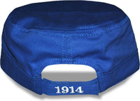 Big Boy Phi Beta Sigma Divine 9 S5 Mens Captains Cap [Royal Blue]