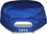 Big Boy Phi Beta Sigma Divine 9 S5 Mens Captains Cap [Royal Blue]