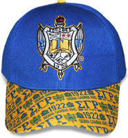 Big Boy Sigma Gamma Rho Divine 9 S151 Ladies Cap [Royal Blue]