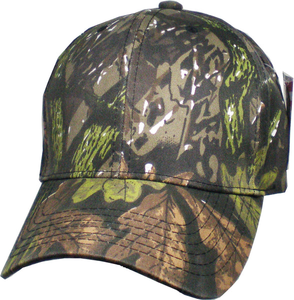 Plain Camouflage Curved Bill Mens Cap [Real-Tree Camouflage]