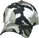 Plain Camouflage Curved Bill Mens Cap [Urban Camo]