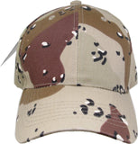 Plain Camouflage Curved Bill Mens Cap [Desert Camouflage]