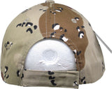 Plain Camouflage Curved Bill Mens Cap [Desert Camouflage]