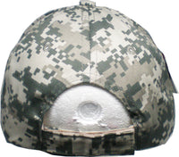 Plain Camouflage Curved Bill Mens Cap [Orange Real-Tree Camo]