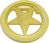 Eastern Star Past Matron Cut Out Heavy Weight Car Emblem [White]