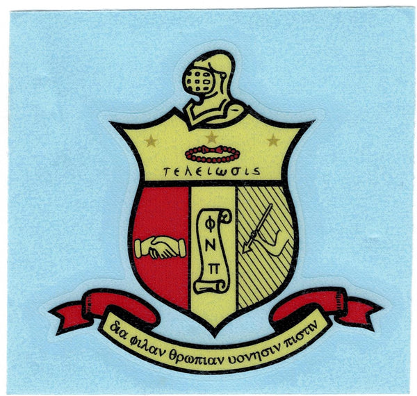 Kappa Alpha Psi Crest Decal Sticker [Clear]