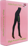 Alpha Kappa Alpha Yoga Leggings [Black]