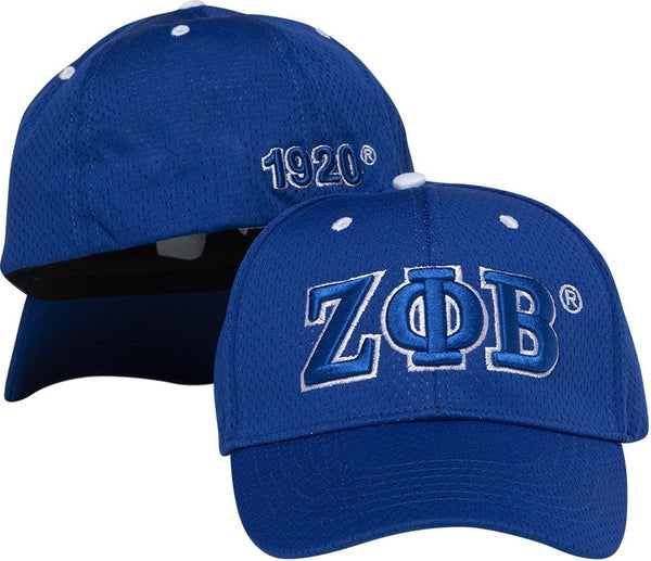 Zeta Phi Beta Mesh Womens Cap [Blue]