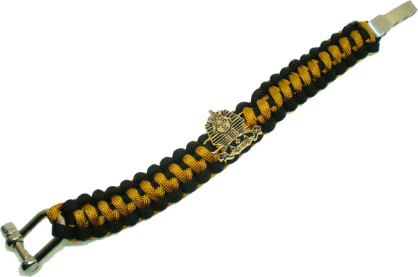 Alpha Phi Alpha Paracord Mens Survival Bracelet [Black]
