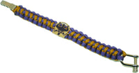Omega Psi Phi Que Man Paracord Mens Survival Bracelet [Purple]