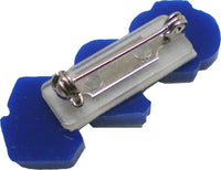 Phi Beta Sigma Small Acrylic Letter Pin [White]