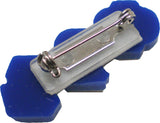 Phi Beta Sigma Small Acrylic Letter Pin [White]