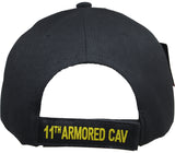 11th Armored Cavalry Regiment Black Horse Mens Cap [Black]