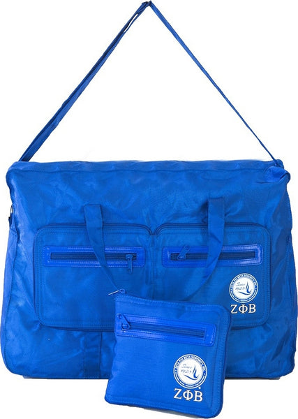 Zeta Phi Beta Folding Tote Bag [Blue]