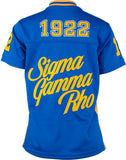 Big Boy Sigma Gamma Rho Rhinestud Divine 9 S10 Ladies Football Jersey [Royal Blue]