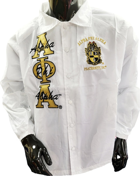 Buffalo Dallas Alpha Phi Alpha Crossing Line Jacket [White]