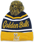 Big Boy Johnson C. Smith Golden Bulls S249 Beanie With Ball [Navy Blue]