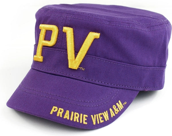 Big Boy Prairie View A&M Panthers S145 Captains Cadet Cap [Purple]
