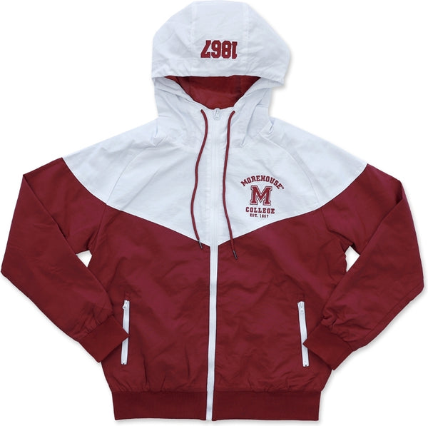 Big Boy Morehouse Maroon Tigers S4 Mens Windbreaker Jacket [Maroon]