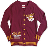Big Boy Bethune-Cookman Wildcats S4 Light Weight Ladies Cardigan [Maroon]