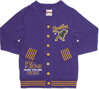 Big Boy Prairie View A&M Panthers S4 Light Weight Ladies Cardigan [Purple]