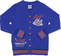 Big Boy Savannah State Tigers S4 Light Weight Ladies Cardigan [Royal Blue]