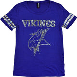 Big Boy Elizabeth City State Vikings Ladies Jersey Tee [Royal Blue]