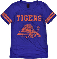 Big Boy Savannah State Tigers Ladies Jersey Tee [Royal Blue]