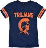 Big Boy Virginia State Trojans Ladies Jersey Tee [Navy Blue]