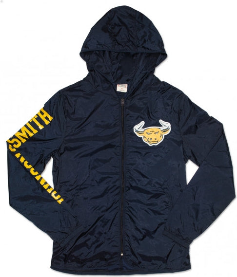 Big Boy Johnson C. Smith Golden Bulls S1 Thin & Light Ladies Jacket With Pocket Bag [Navy Blue]