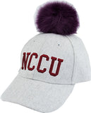 Big Boy North Carolina Central Eagles S148 Ladies Pom Pom Cap [Grey]