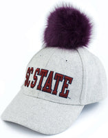 Big Boy South Carolina State Bulldogs S148 Ladies Pom Pom Cap [Grey]