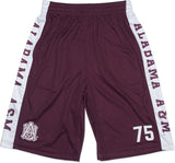 Big Boy Alabama A&M Bulldogs Mens Basketball Shorts [Maroon]