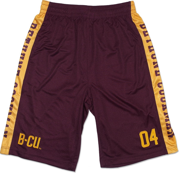 Big Boy Bethune-Cookman Wildcats Mens Basketball Shorts [Maroon]