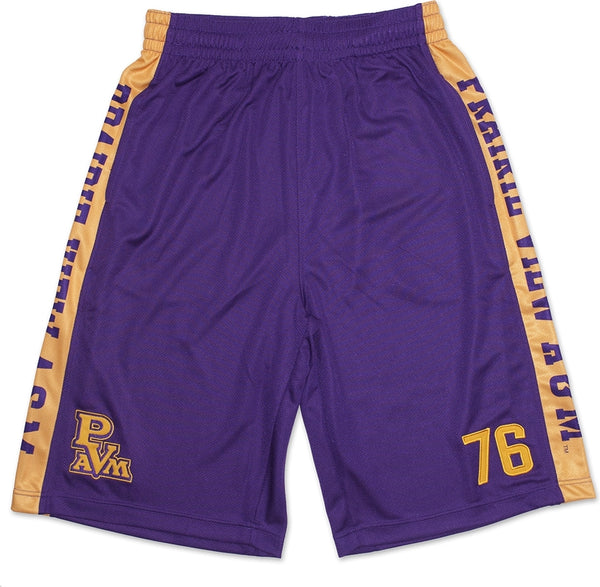Big Boy Prairie View A&M Panthers Mens Basketball Shorts [Purple]