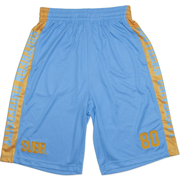 Big Boy Southern Jaguars Mens Basketball Shorts [Sky Blue]