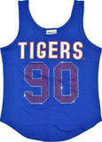 Big Boy Savannah State Tigers S2 Rhinestone Ladies Tank Top [Royal Blue]