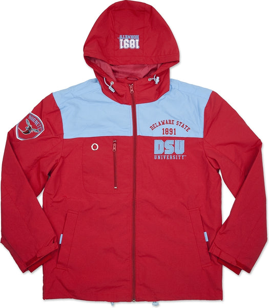 Big Boy Delaware State Hornets S3 Mens Windbreaker Jacket [Red]