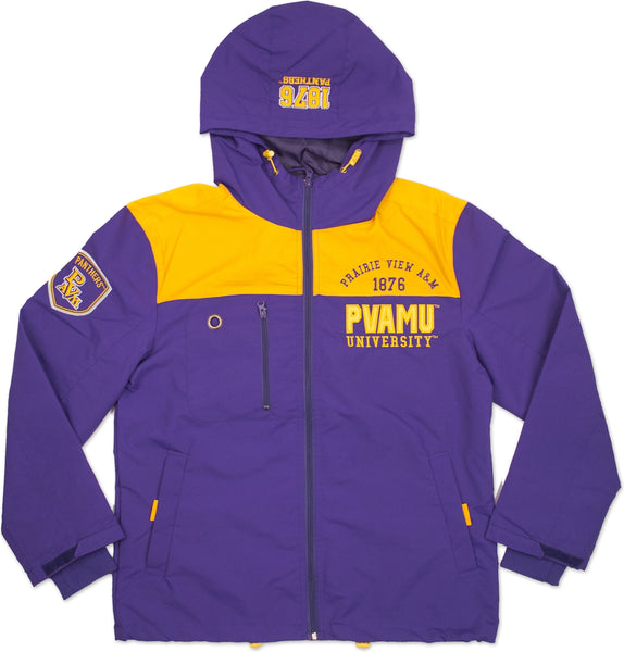 Big Boy Prairie View A&M Panthers S3 Mens Windbreaker Jacket [Purple]