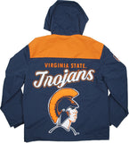 Big Boy Virginia State Trojans S3 Mens Windbreaker Jacket [Navy Blue]