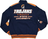 Big Boy Virginia State Trojans S11 Mens Racing Twill Jacket [Navy Blue]