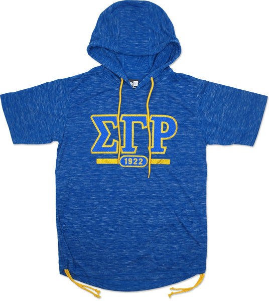 Big Boy Sigma Gamma Rho Divine 9 Ladies Hoodie Tee [Royal Blue]