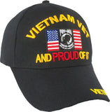 Vietnam Vet And Proud Of It POW MIA US Flag Mens Cap [Black]