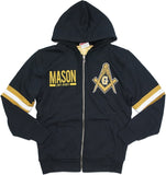 Big Boy Mason Divine Mens Zip-Up Hoodie Jacket [Black]