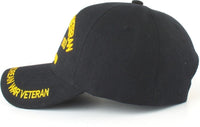 Korean War Veteran Forever Proud Map Shadow Mens Cap [Baseball Cap - Black]