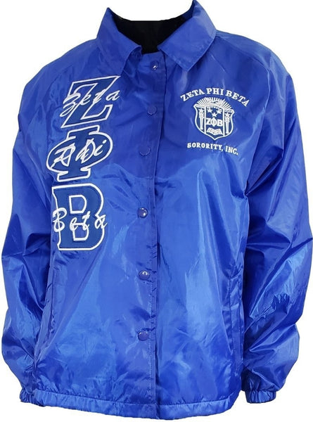 Buffalo Dallas Zeta Phi Beta Crossing Line Jacket [Blue]